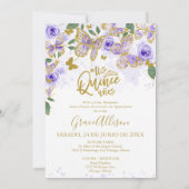 キンセアニェラバタフライ招待状バイリンガル 招待状 (裏面)