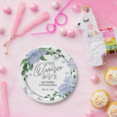 キンセアニェラバターフリスダスティブルーガウン ペーパープレート (パーティー)