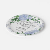 キンセアニェラバターフリスダスティブルーガウン ペーパープレート (アングル)