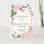 キンセアニェラバターフリスピンク赤面ガウンのプログラム プログラム (正面)