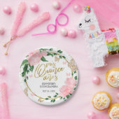 キンセアニェラバターフリスピンク赤面ガウン ペーパープレート (パーティー)