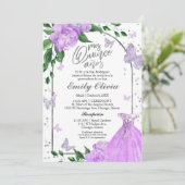 キンセアニェラバターフリスラベンダーガウンスペインの 招待状 (スタンド正面)