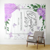 キンセアニェラバターフリスラベンダーガウン タペストリー (インサイチュ(横))