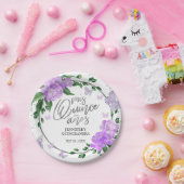 キンセアニェラバターフリスラベンダーガウン ペーパープレート (パーティー)