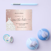 キンセアニェラバラシルバードレスの予算は、日付を保存 チラシ (シングル)