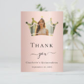 キンセアニェラバラ金ゴールドクラウン写真 サンキューカード (スタンド正面)