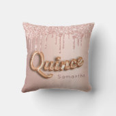 キンセアニェラバラ金ゴールドグリッターカインズモノグラム クッション (裏面)