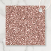 キンセアニェラバラ金ゴールドグリッターフローラギフトラベル フェイバータグ (裏面)