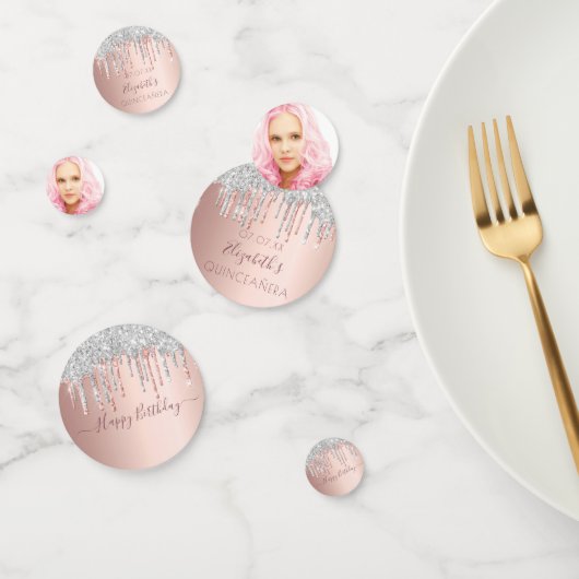 キンセアニェラバラ金ゴールドグリッター銀写真名 コンフェッティ (グループ)