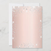 キンセアニェラバラ金ゴールドシルバースパークルドレス 招待状 (裏面)