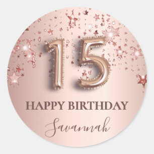 キンセアニェラバラ金ゴールドピンクスターズフォント ラウンドシール