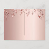 キンセアニェラバラ金ゴールドピンクスターズ気球スクリプト ポストカード (裏面)