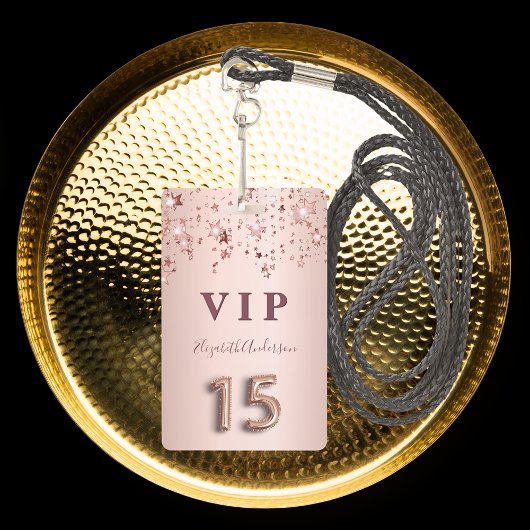 キンセアニェラバラ金ゴールドピンク星パーティー バッジ