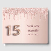 キンセアニェラバラ金ゴールドピンク ゲストブック (正面)