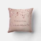 キンセアニェラバラ金ゴールド星名 クッション (裏面)