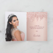 キンセアニェラバラ金ゴールド赤面グリッタードリップス写真 サンキューカード (内部)