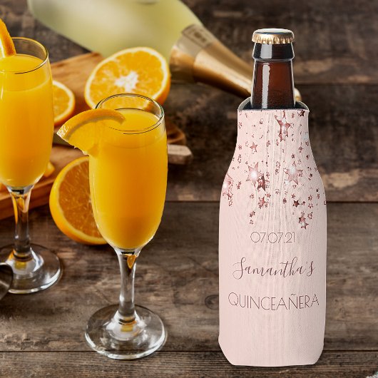 キンセアニェラバラ金ゴールド銅星がキラキラ光を滴らせる ボトルクーラー