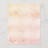 キンセアニェラパンパスバタフライ予算招待状 チラシ (裏面)