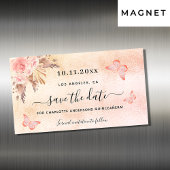 キンセアニェラパンパスバタフライ日付磁石を保存