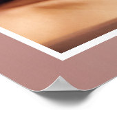 キンセアニェラパーティーバラ金ゴールドグリッタードリップス写真 ポスター (角)