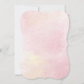 キンセアニェラパーティーピンクフローラ15誕生日 招待状 (裏面)