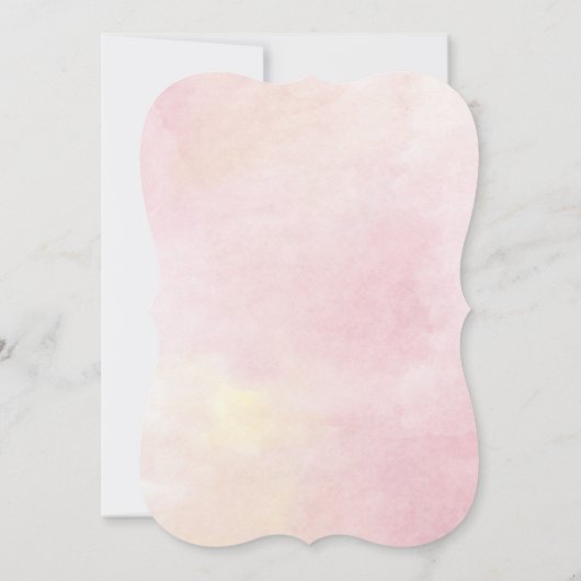 キンセアニェラパーティーピンクフローラ15誕生日 招待状 (裏面)