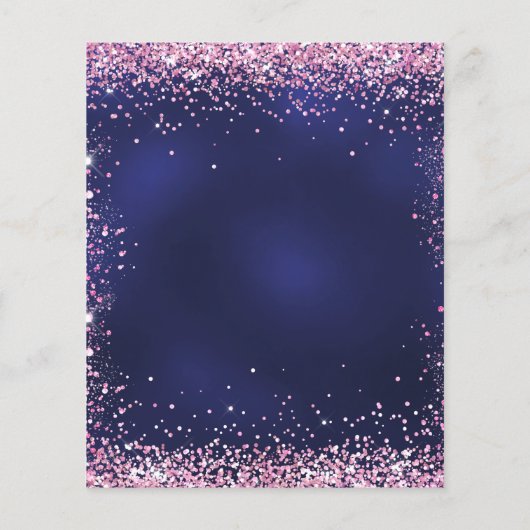 キンセアニェラパーティーブルーピンクの予算案 チラシ (裏面)