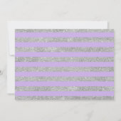 キンセアニェラパーティー写真 – シルバーパープル 招待状 (裏面)