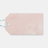 キンセアニェラパーティー金ゴールドティアラ赤面ピンクフローラFav ギフトタグ (裏面横)