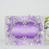 キンセアニェラパープルシルバーティアラウィンターワンダーランド 招待状 (スタンド正面)