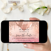 キンセアニェラピンクのバラ金ゴールド セーブザデート