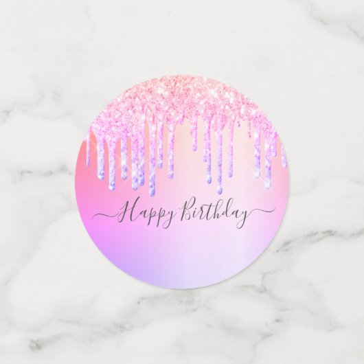 キンセアニェラピンクの紫の乾燥 コンフェッティ (スモール正面)