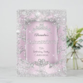 キンセアニェラピンクシルバーティアラウィンターワンダーランド 招待状 (スタンド正面)