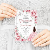 キンセアニェラピンクシルバードレスフローラ 招待状