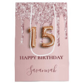 キンセアニェラピンクドリップ ミディアムペーパーバッグ (裏面)