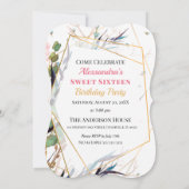 キンセアニェラピンクドレスワイルドハーブ招待状 招待状 (裏面)