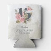 キンセアニェラピンクフローラグリーンリー15誕生日 缶クーラー (裏面)