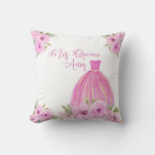キンセアニェラピンクフローラミクリンスアノスカスタム クッション (正面)