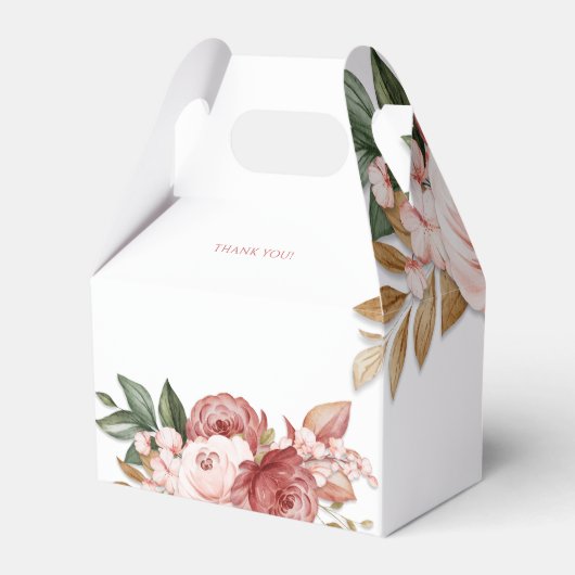 キンセアニェラピンクフローラ植物学15誕生日 フェイバーボックス (裏面サイド)