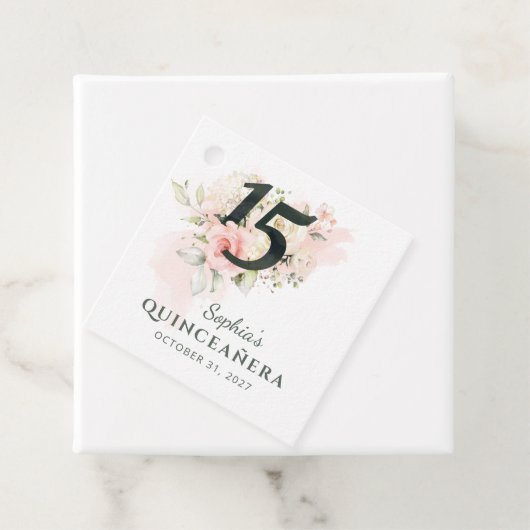 キンセアニェラピンクフローラ素朴赤面15誕生日 フェイバータグ (インサイチュ)