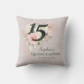 キンセアニェラピンクフローラ15誕生日 クッション (裏面)