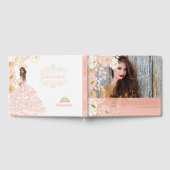 キンセアニェラピンク金ゴールドフローラ植物学 ゲストブック (全面)