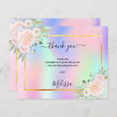 キンセアニェラピンパープルフォトレインボー感謝していユー (正面/裏面)