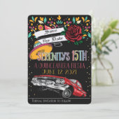 キンセアニェラフィスタフローラローライダー&レッドローズ 招待状 (スタンド正面)