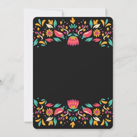 キンセアニェラフィスタフローラローライダー&レッドローズ 招待状 (裏面)