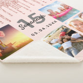 キンセアニェラフォトバラ金ゴールドグリッター赤面 シェルパブランケット (3/4)