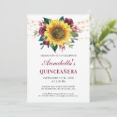 キンセアニェラフローラひまわりライトパーティー 招待状 (スタンド正面)