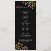 キンセアニェラフローラメキシカンフェスタ黒写真 プログラム (裏面)