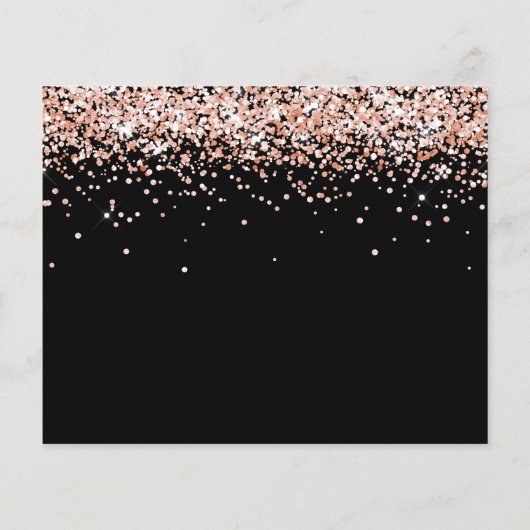 キンセアニェラブラックバラ写真予算Save the Date チラシ (裏面)