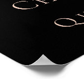 キンセアニェラブラックバラ金ゴールドフォトスターズへようこそ ポスター (角)